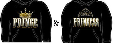Prince princess best sale hoodies